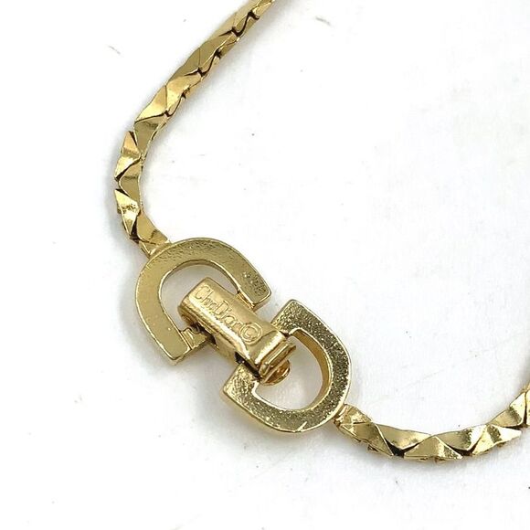 Dior Jewelry - Christian Dior CD Logo Chain Bracelet Gold